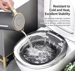 Asiento de Vapor <span class=keywords><strong>para</strong></span> Baño de Plástico Ecológico, Portátil y Duradero, Diseño Moderno <span class=keywords><strong>para</strong></span> Uso en Baño, Higiene <span class=keywords><strong>Genital</strong></span>/<span class=keywords><strong>Tratamiento</strong></span> de Hemorroides - Product Image 3