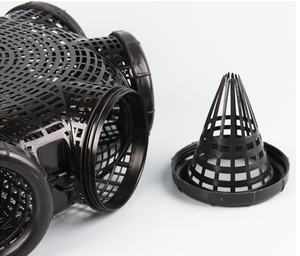 Cage <span class=keywords><strong>à</strong></span> anguilles renforcée de qualité supérieure, filets en plastique pour l'élevage de poissons, pour la capture d'anguilles et de loches dans les rivières et les lacs, pour la pêche en bateau - Product Image 6