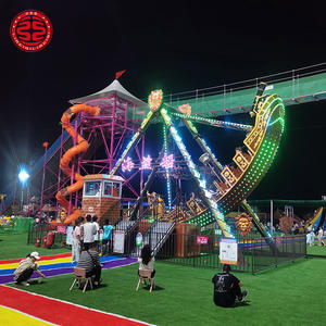 ผู้ผลิตเครื่องเล่นสวนสนุก เรือโจรสลัดแบบแกว่ง อุปกรณ์สวนสนุก เครื่องเล่นงานรื่นเริง เรือไวกิ้งโจรสลัด 24 ที่นั่ง สำหรับขาย - Product Image 1