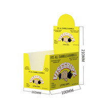 Vente directe de carton ondulé à grand pli mobile à prix compétitif présentoir de supermarché boîte de papier pliante pour magasin de détail