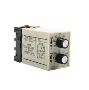 ST3PR 전기 시간 릴레이 전자 카운터 릴레이 디지털 타이머 릴레이 소켓 기본 AC 220V