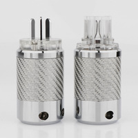 RASANTEK OEM ODM amplificateur CD HIFI haut de gamme avec norme nationale plaqué rhodium prise d'alimentation audio américaine DIY pour cordon d'alimentation