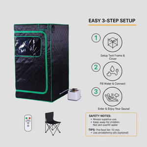 Equipo de Spa Móvil para Baño en Interiores, Sauna de Vapor Húmedo Portátil para Uso Individual en el Hogar - Product Image 3