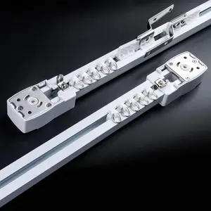 Rail de rideau motorisé électrique, profil en Extrusion d'aluminium, robuste, pour maison connectée