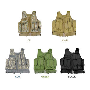Gilet tactique léger et respirant pour hommes, sacs de gilet tactique Molle pour activités de plein air - Product Image 5