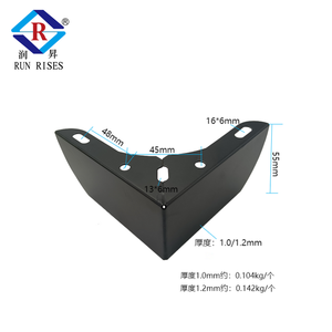 Accessoires de quincaillerie de meubles en fer moderne F34 pieds de <span class=keywords><strong>table</strong></span> à thé en métal sur mesure pour salle à manger école salon - Product Image 3