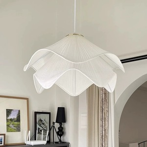 Lámpara Colgante Minimalista de Estilo Francés, Tejido Nórdico de Alta Gama, Creativa y Única para Comedor, Sala de Estar y Dormitorio - Product Image 6