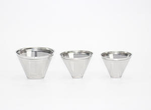 304 สแตนเลสเครื่องชง<span class=keywords><strong>กาแฟ</strong></span>ถ้วยกรองตาข่ายพร้อมที่จับที่สะดวก - Product Image 5