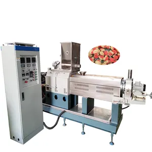 Automatic dog cat fish feed pellet machine dry animal fish feed manufacturing plant