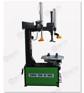 Cambiador de neumáticos de motocicleta en línea de fábrica, cambiador de neumáticos oscilante semiautomático - Product Image 3