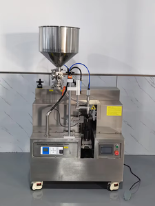Tube Filling and Sealing Machine for Food Peanut <b>Butter</b> with Touchscreen & Auto Alignment & Multi-Seal Ring Clamp - Product Image 3