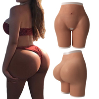 Coussinets en silicone pour les hanches et les fesses, à entrejambe ouvert, rehausseur de fesses en silicone, pour sous-vêtements sculptants pour femmes