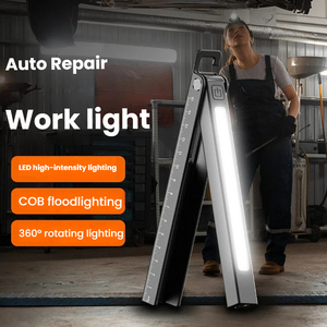 Nouvelle lampe de travail pliable à trois sources lumineuses, à aspiration magnétique, rechargeable par USB, avec règle d'écran <span class=keywords><strong>LED</strong></span>, étanche, pour travaux transfrontaliers - Product Image 1