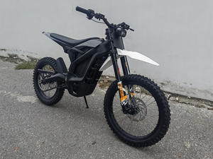 Moto tout-terrain à moteur 72V 21KW, <span class=keywords><strong>grande</strong></span> <span class=keywords><strong>roue</strong></span> de 19 pouces, vitesse élevée de 100 km/h, autonomie de 100 km, couple de 517 Nm, moto de course sportive EV, motocross - Product Image 3