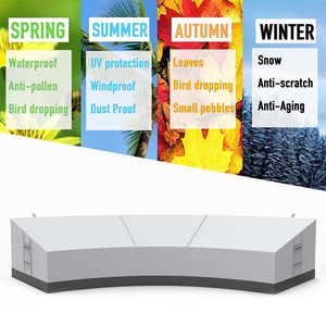 Couverture universelle de sofa en L <span class=keywords><strong>pour</strong></span> meubles de jardin de couleur personnalisée résistant à la pluie <span class=keywords><strong>pour</strong></span> meubles de jardin - Product Image 4