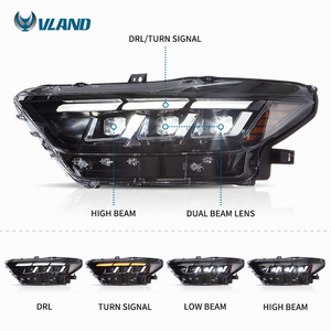 Kit de phares avant LED de style S650 VLAND pour Ford Mustang GT Ecoboost V6 2015 2016 2017 - Product Image 2