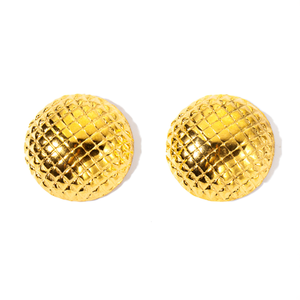 ต่างหูแฟชั่นแบบติดหู สแตนเลส 316L ชุบทอง PVD ทนทาน เป็นมิตรต่อสิ่งแวดล้อม - Product Image 2