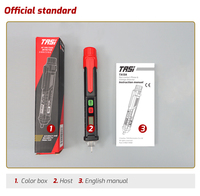 Detector de Voltaje Sin Contacto 3 en 1 OEM TASI TA13A, Probador de Circuitos de CA 12V-1000V, Lápiz de Secuencia de Fase, Protección IP55 0.1