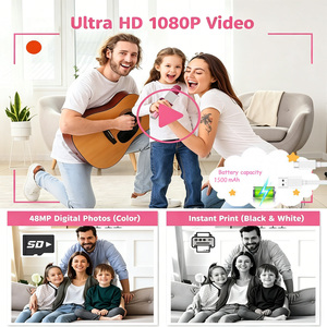 <span class=keywords><strong>Appareil</strong></span> <span class=keywords><strong>photo</strong></span> numérique instantané pour enfants L8, prend en charge l'enregistrement vidéo HD 1080P avec micro, imprimante thermique, jouet pour enfants, cadeau d'anniversaire - Product Image 4
