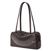Sac à main de luxe en cuir véritable pour femmes, sac fourre-tout de mode haut de gamme, sac à main bowling pour dames, fournisseur de sacs à main personnalisés avec étiquette privée