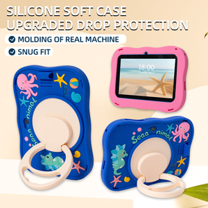 Tablette Pour Drop Resistance OEM Wholesale <b>7</b> Inch 4GB+64GB WiFi Android Gaming Kids <b>Tablet</b> Sturdy Shockproof Educational <b>Tablet</b> - Product Image 2