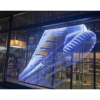 4k Led Film Transparent Écran Led Transparent Pantallas Led Fenêtre Transparente P3.91 P2.5 P7.8 P6.25