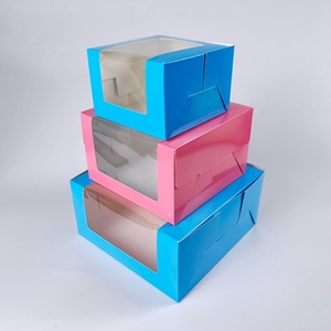 Sunshine Window - Cajas de Papel para Pasteles Individuales, Color Rosa, para Repostería, para Llevar - Product Image 2