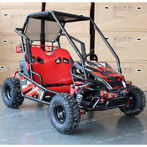 Bốn bánh xe trên hệ thống treo độc lập 4*<span class=keywords><strong>2</strong></span> 196cc 4 thì 45 km/h săn bắn Go-Kart <span class=keywords><strong>2</strong></span> CHỖ NGỒI <span class=keywords><strong>Buggy</strong></span> với CVT - Product Image 2