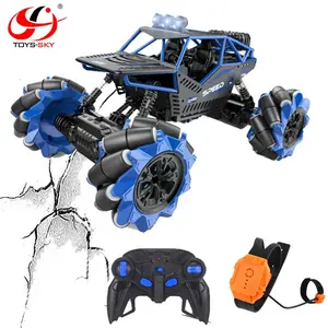 Coche de Control Remoto Inteligente 1:16 2.4Ghz con Sensor de Gestos, Coche de Acrobacias de Aleación con Control Remoto, Coche Todoterreno con Giro para Niños - Product Image 1