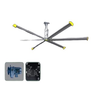 Ventilateur de plafond industriel de grande taille avec un grand volume d'air cubique baume <span class=keywords><strong>Mercier</strong></span> Ventilateur HVLS de 24 pieds pour les fermes de vaches/écuries - Product Image 2