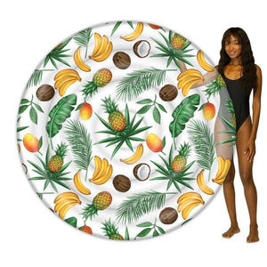 Flotteur <span class=keywords><strong>de</strong></span> piscine tropical en PVC épaissi, durable, rond, matelas pneumatique pour l'eau, radeau <span class=keywords><strong>de</strong></span> natation, transat pour enfants et adultes - Product Image 1