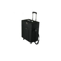 Valise à roulettes en tissu Oxford 180 pièces, stock prêt à l'emploi, étui portable pour lunettes, présentoir à montures optiques, vente chaude
