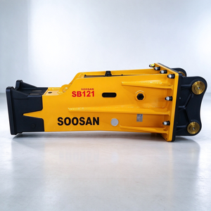Ciseaux hydrauliques SOOSAN SB121 de type boîte, 155 mm, pour excavatrice de 28 à 35 tonnes, démolition de roche et de béton, travaux de construction - Product Image 1