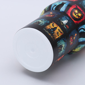 Vaso Térmico de Acero Inoxidable de 40 oz, Personalizado para Camping y Viajes, Antiderrames, con Asa y Pajita Abatible, Estilo Americano - Product Image 4