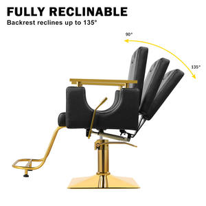 Options de couleur économiques Chaise d'équipement de <span class=keywords><strong>coiffure</strong></span> de salon à hauteur réglable pour la <span class=keywords><strong>coiffure</strong></span> - Product Image 4