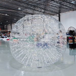 Прозрачный надувной зорб-шар из ПВХ/ТПУ для катания по траве, настраиваемый для использования на открытом воздухе - Product Image 5