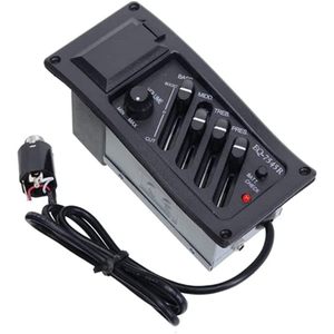 Jiayouy – capteur de guitare EQ-7545R, préamplificateur à 4 bandes, égaliseur, tuner piézo pour guitares acoustiques - Product Image 2