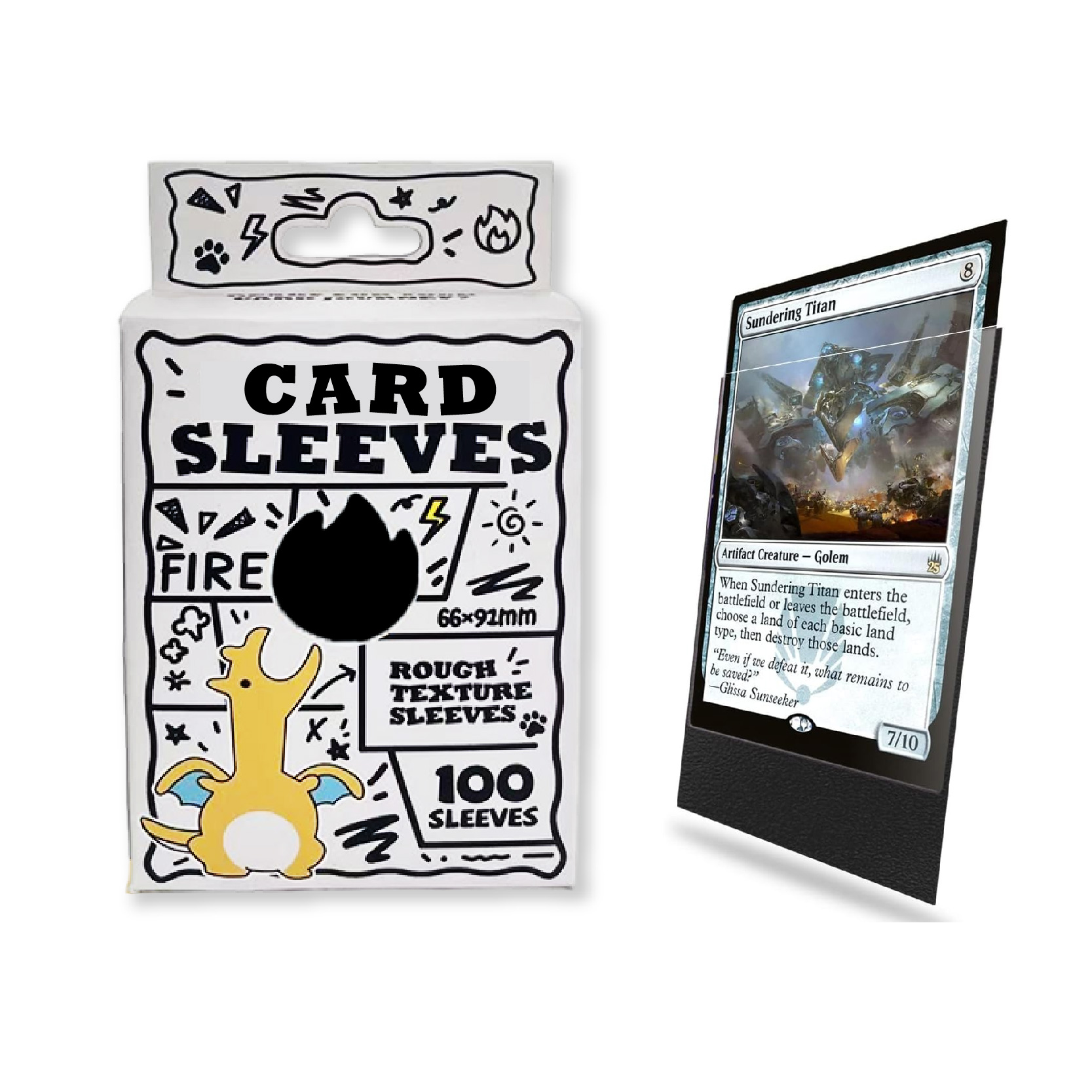 Custom MTG Sleeves - Premium Printed PP Material - 2025 Design