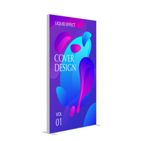 Boîte à lumière LED SEG pliable personnalisée ADMAX, sans outil, avec cadre en PVC, toile de fond pour salon professionnel et exposition