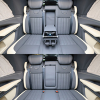 Sièges pour 3 personnes à rangée arrière en cuir réglable de luxe Sièges de voiture modifiés de confort et de style améliorés