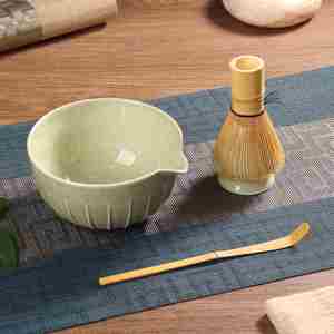 Ensemble cadeau matcha personnalisé en gros avec emballage et accessoires, fouet en bambou et bol en céramique, ensemble de fouets à matcha pour les outils à thé - Product Image 4