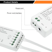 Contrôleur de capteur de mouvement PIR Wifi Tuya 24v, contrôlé par application, bande lumineuse LED pour escalier