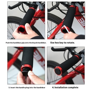Poignée en éponge antidérapante à verrouillage bilatéral pour VTT et équipement de cyclisme transfrontalier - Product Image 4