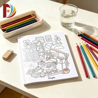 Papel de Colorear Interactivo para Niños, Impresión Offset, Laminación con Película Decorativa, Encuadernación Perfecta A5, Colorido y Reutilizable, Venta al Por Mayor 2026