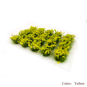 Cụm hoa mô hình cỏ kim bột 1:87 Z quy mô cảnh quan nhân tạo cây bụi thu nhỏ mô hình đào tạo cây - Product Image 5