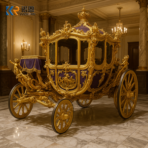 Carruaje Real <span class=keywords><strong>de</strong></span> Caballos a la Moda en Oferta, Personalizado con Aire Acondicionado, Carruaje Eléctrico sin Caballos con Luces LED - Product Image 1