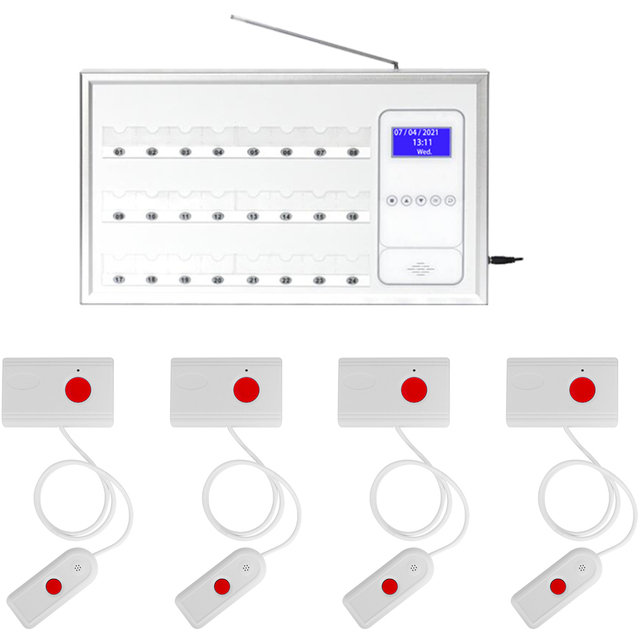 Strong Signal Waterproof Wireless Nurse Calling System Bell Pager for Hospital, Clinics, Nursing Home Call Bells