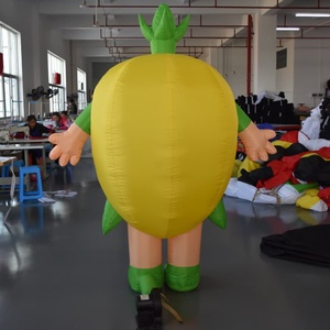 Mascotte gonflable géante personnalisée KeepFuns en forme d'ananas, modèle gonflable de fruit de dessin animé pour événements et promotions - Product Image 4