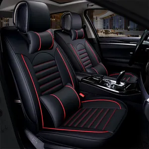 Breathable Car Seat Protector Polyester Universal Car Seat Leather Cover Set