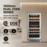 OEM 24 Refroidisseur à vin, Cave à vin, Distributeur de bière, Réfrigérateurs personnalisés, Refroidisseurs de boissons, Seau à champagne de luxe, Sac isotherme, Boîte à zones, Bouteille